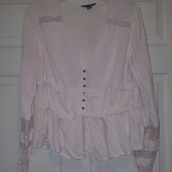 American Eagle Outfitters Tops - American Eagle  Lace shirt
